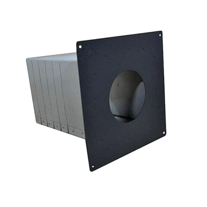 Drolet - 3" Pellet Black Wall Pass-Thru