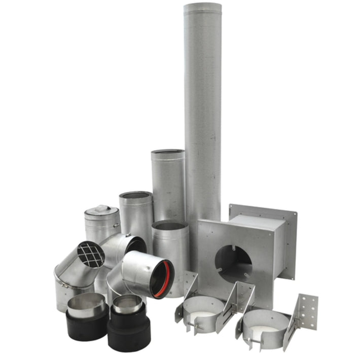 Drolet - 4" Vortex Pellet Vent Ground Floor Kit