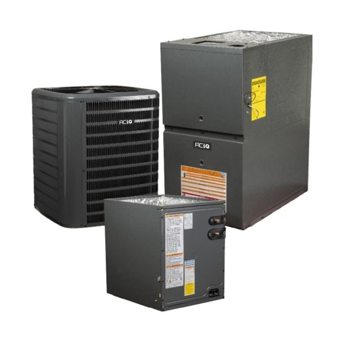 2 Ton 13.4 SEER2 80% AFUE 40,000 BTU Gas Furnace and R32 Air Conditioner System - Upflow