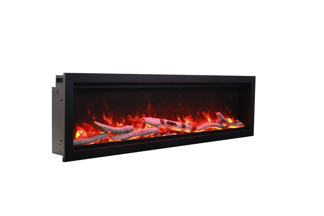 Amantii - Symmetry Smart Indoor / Outdoor Built In Electric Fireplace