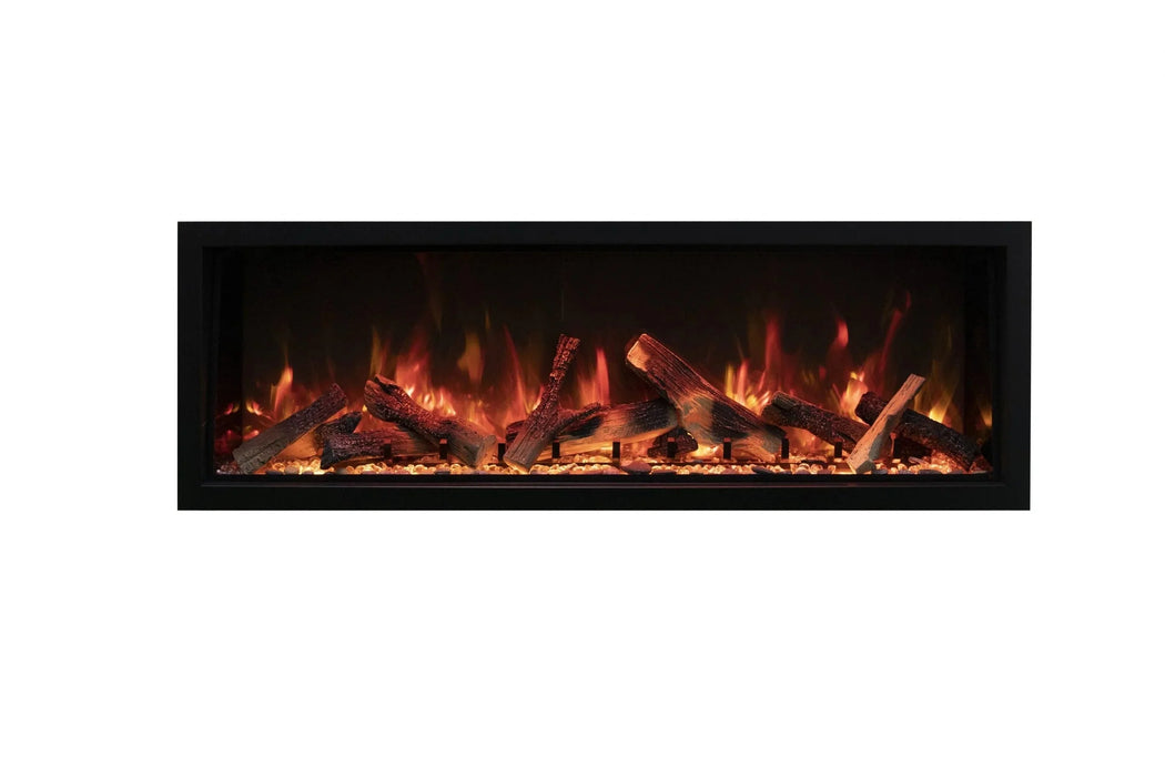 Amantii - Symmetry Xtra Tall Smart Indoor / Outdoor Built In Electric Fireplace