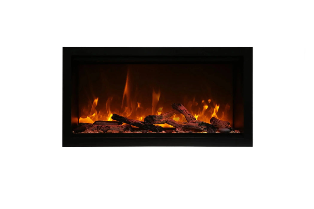 Amantii - Symmetry Xtra Tall Smart Indoor / Outdoor Built In Electric Fireplace