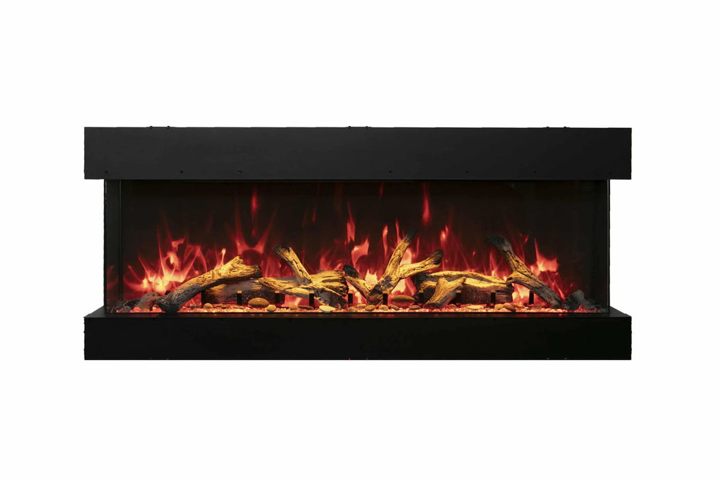 Amantii - Tru View XL Deep Smart Indoor / Outdoor 3 Sided Built-in Electric Fireplace