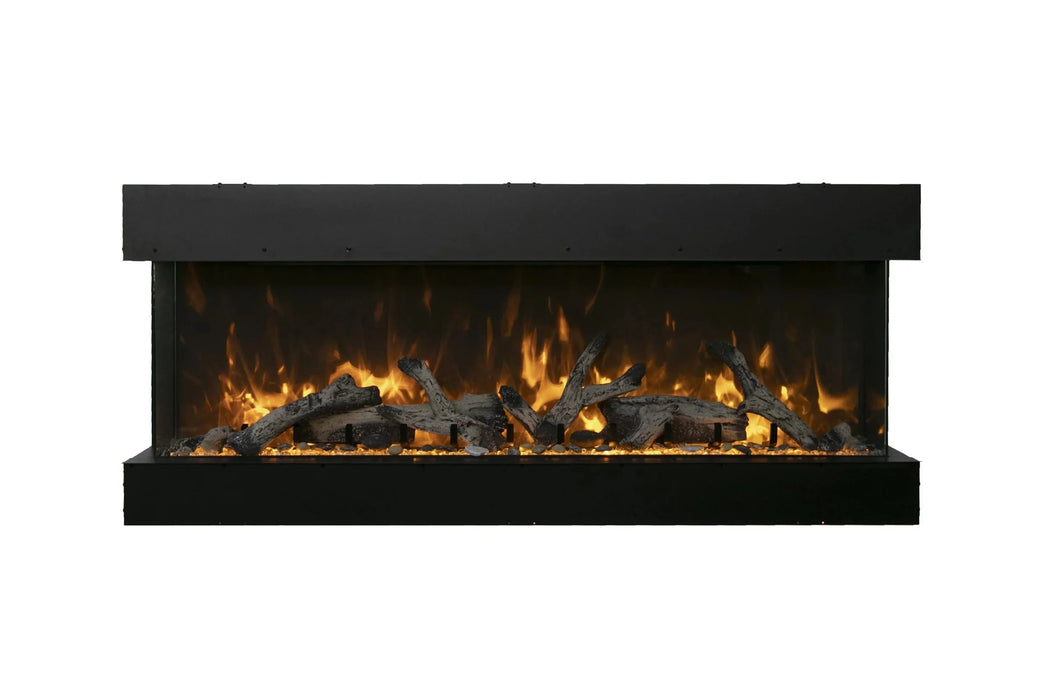 Amantii - Tru View XL Deep Smart Indoor / Outdoor 3 Sided Built-in Electric Fireplace