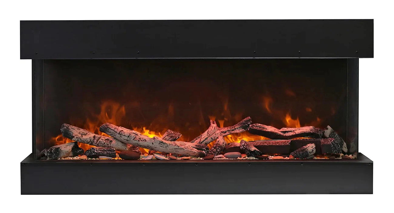 Amantii - Tru View XL Deep Smart Indoor / Outdoor 3 Sided Built-in Electric Fireplace