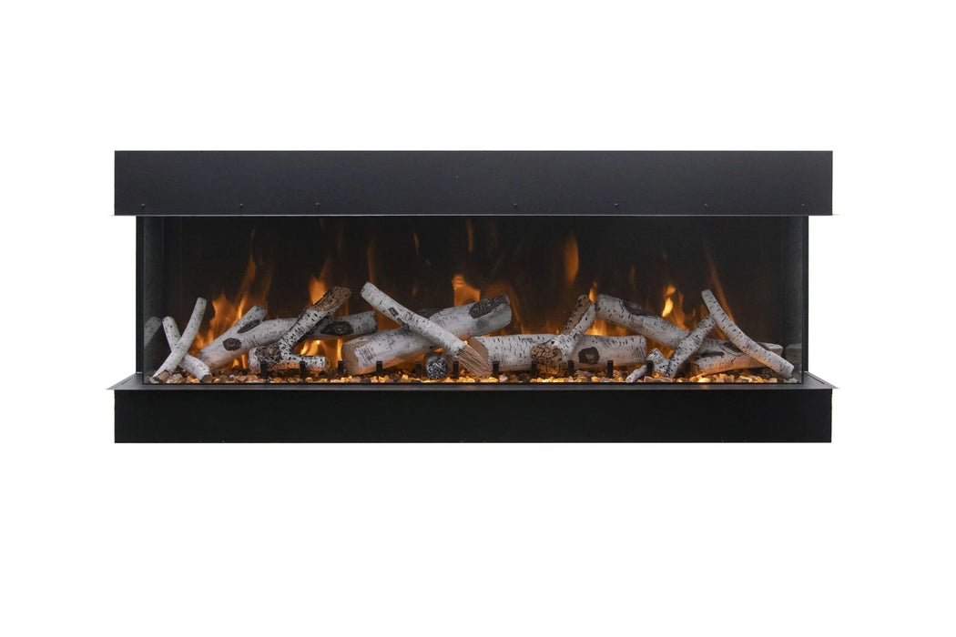 Amantii - Tru View XL Deep Smart Indoor / Outdoor 3 Sided Built-in Electric Fireplace