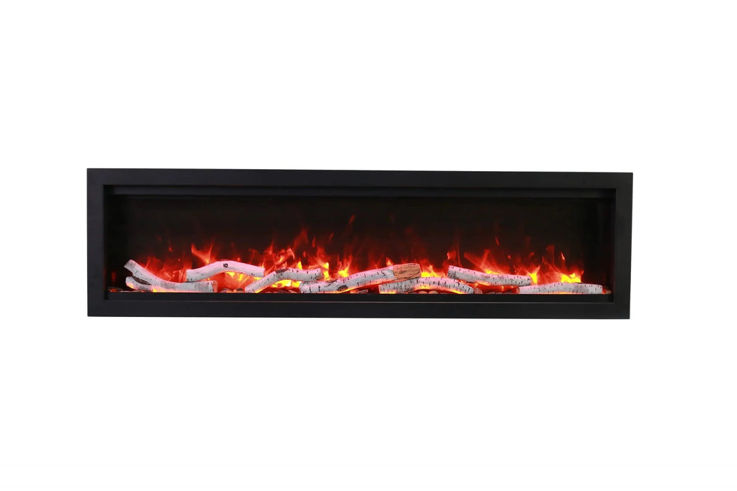 Amantii - Symmetry Bespoke Smart Indoor / Outdoor Built In Electric Fireplace