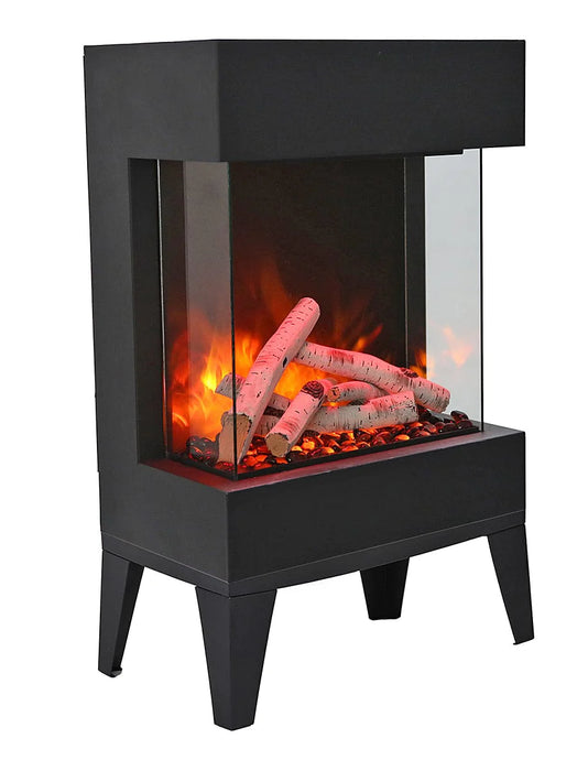 Amantii - The Cube Freestanding Electric Fireplace