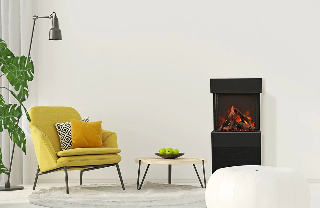 Amantii - The Cube Freestanding Electric Fireplace