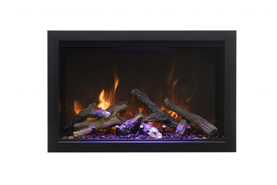 Amantii - 38" Traditional Smart Indoor / Outdoor Electric Fireplace Insert