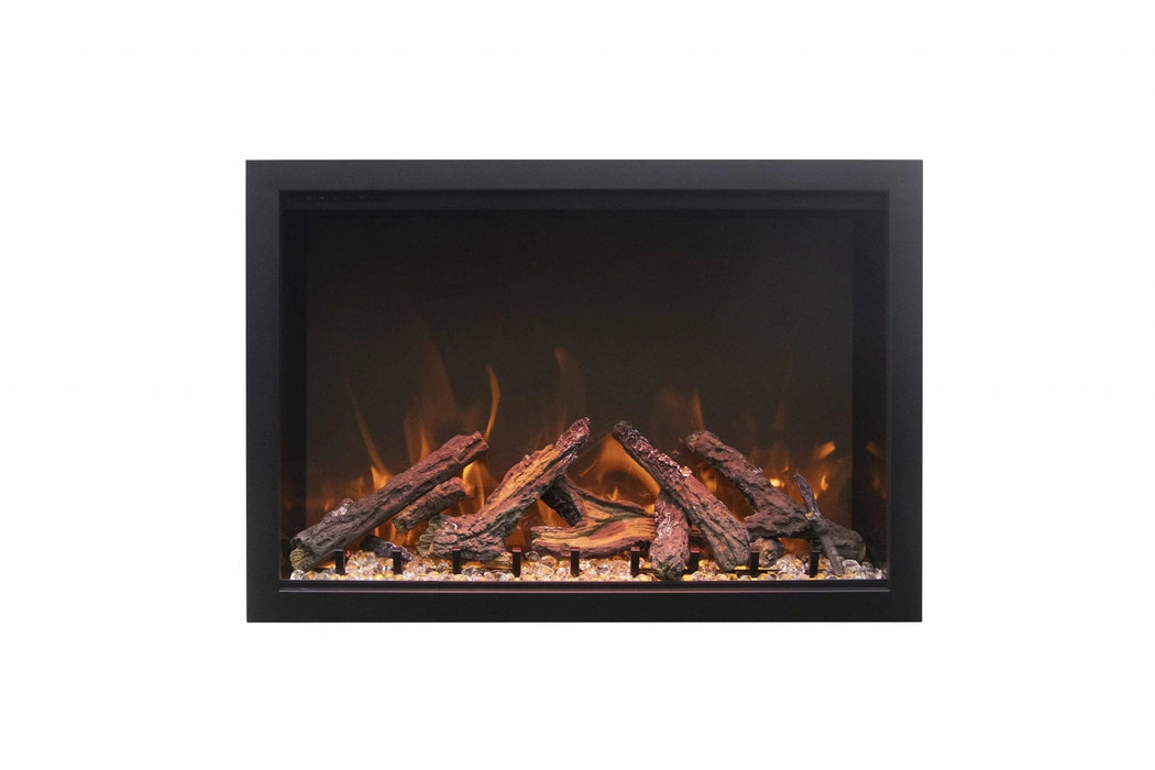 Amantii - 38" Traditional Smart Indoor / Outdoor Electric Fireplace Insert