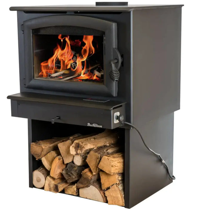 Buck Stove - Model 74 Wood Stove With Blower - 52,400 BTU