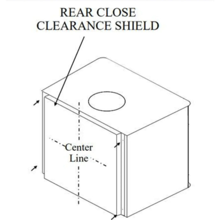 Buck Stove - Close Clearance Shields