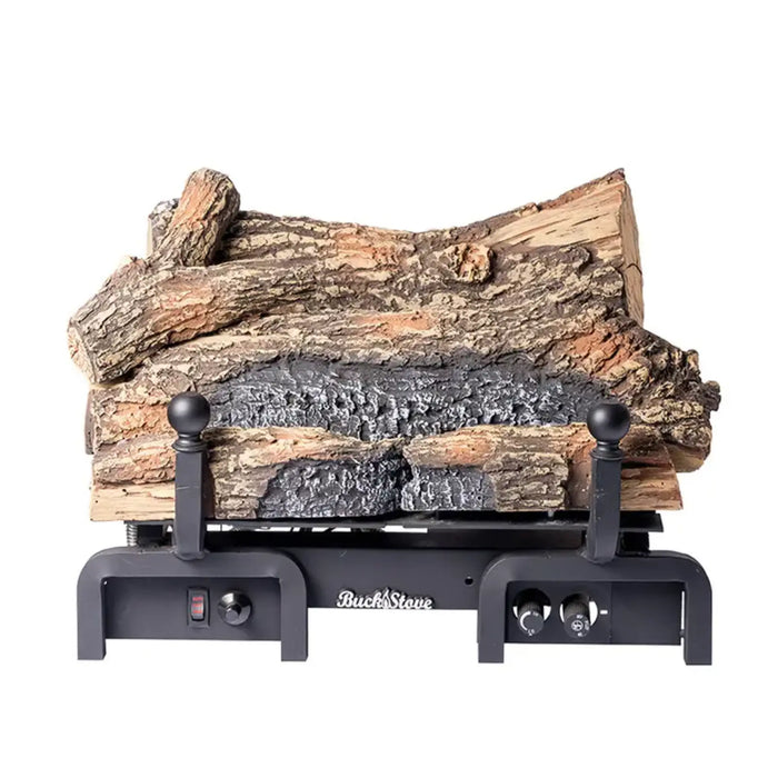 Buck Stove - 18-Inch Ventless Gas Log Set - CR18