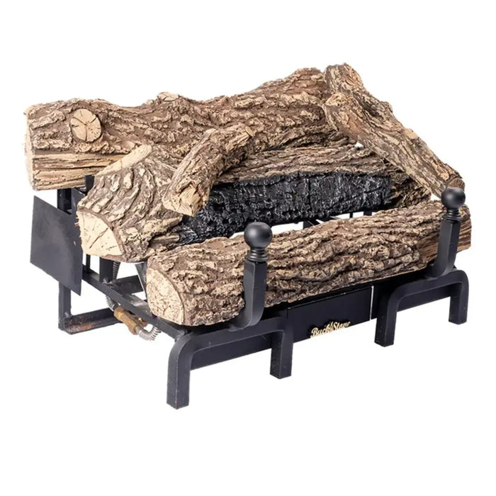 Buck Stove - 18-Inch Ventless Gas Log Set - CR18