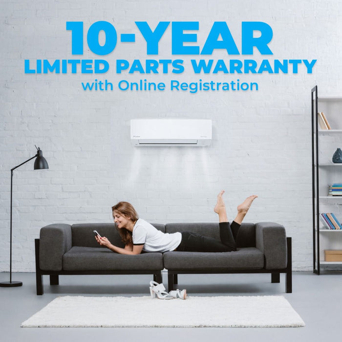 Daikin - 9,000 BTU - Oterra Series Wall Mount Mini Split Heat Pump System - SEER2 20 - 115V - R32