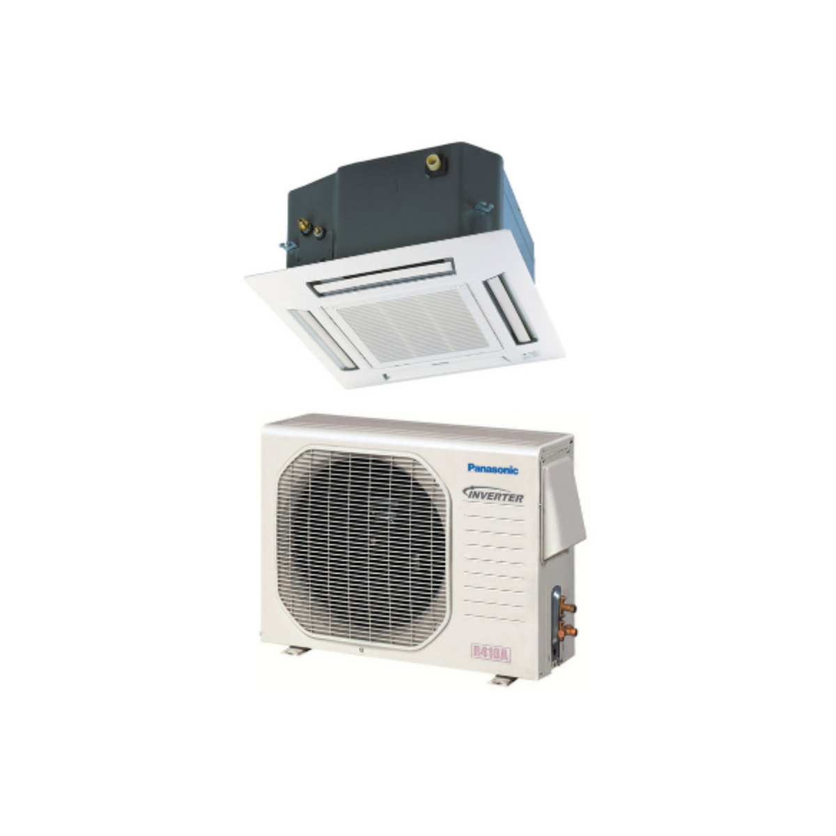 Panasonic 12,000 BTU 4Way Ceiling Cassette Single Zone MiniSplit