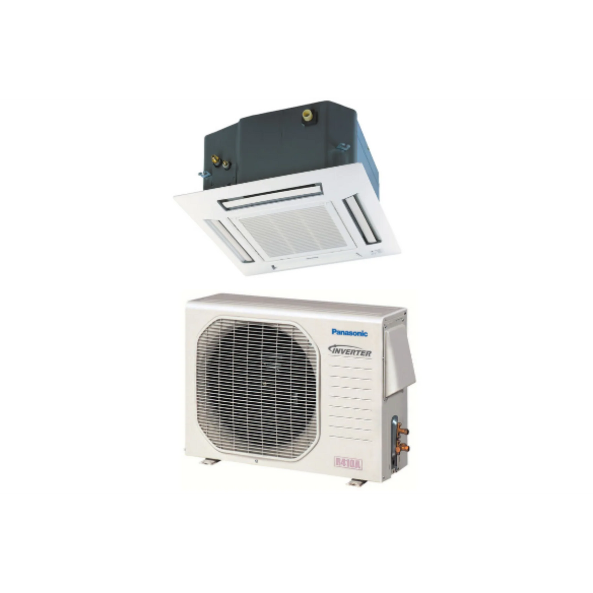 Panasonic 18 000 Btu 4 Way Ceiling Cassette Single Zone Mini Split — Klondike Ac