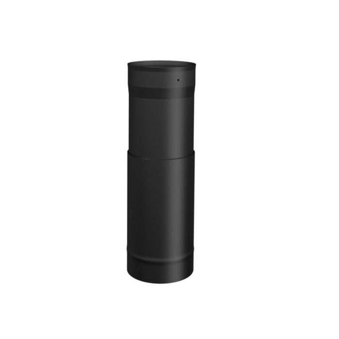 Drolet - Telescopic Single Wall Black Pipe - 6"Ø (38"-70"L)