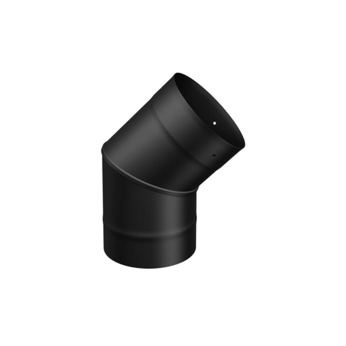 Drolet - 45° Elbow Single Wall Black Pipe - 8"Ø