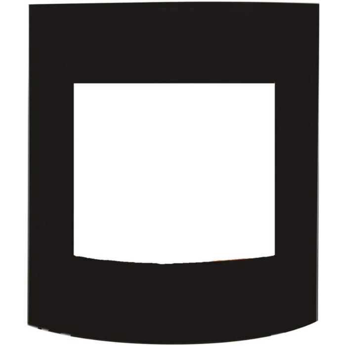 Amantii 24 x 28 Curved Portrait Glass Surround for 24" Zero Clearance Electric Fireplace
