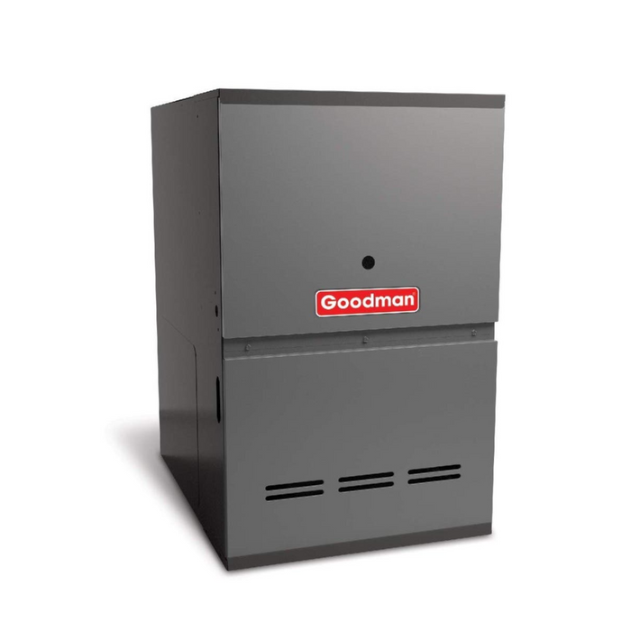 Goodman - 80,000 BTU 80% AFUE 9-Speed Gas Furnace Low NOx California Model - Downflow/Horizontal - Single Stage - 115V