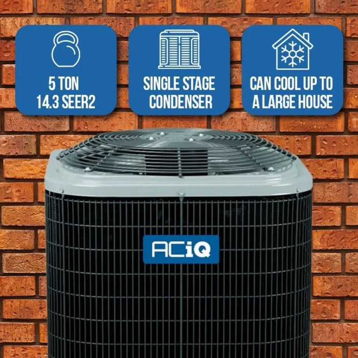 ACiQ - 5 Ton/60,000 BTU Heat Pump Condenser - 14.3 SEER2 - R454B  - 230V