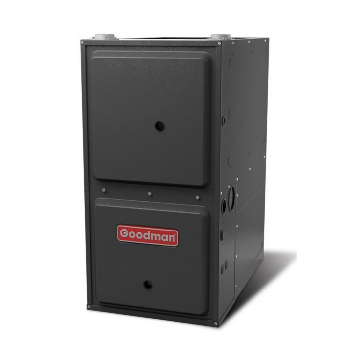 Goodman - 2.5 Ton/60,000 BTU 96% AFUE Gas Furnace and Air Conditioner System - Horizontal - 14.5 SEER2 - R32