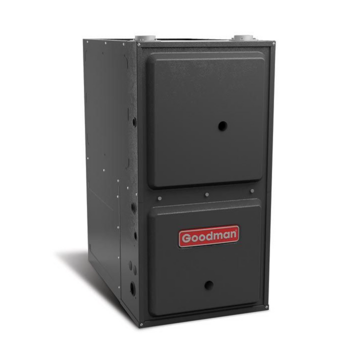 Goodman - 2.5 Ton/60,000 BTU 96% AFUE Gas Furnace and Air Conditioner System - Horizontal - 14.5 SEER2 - R32