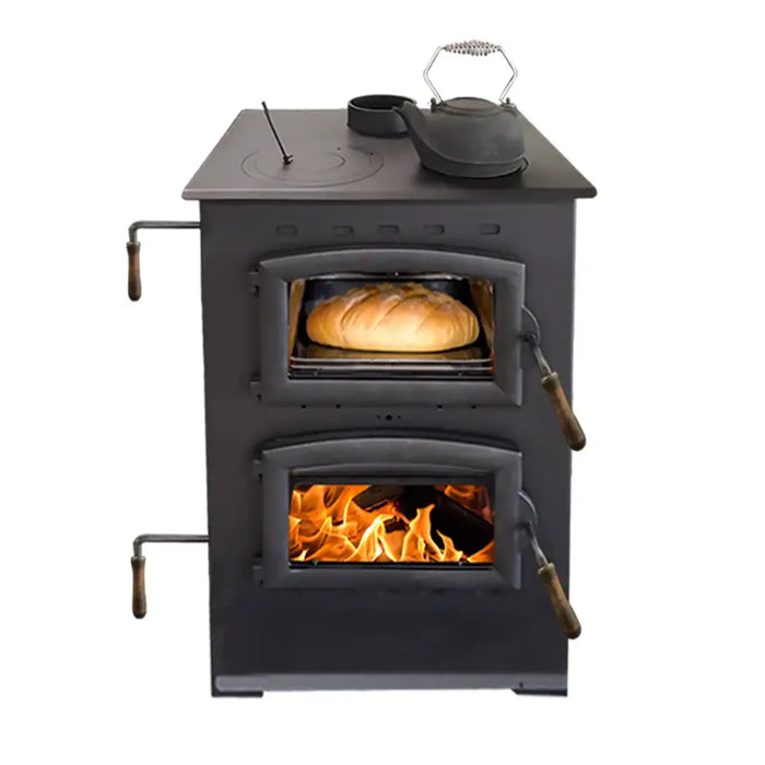 Buck Stove - Homesteader Wood Burning Cookstove & Baking Oven - 30,000 BTU