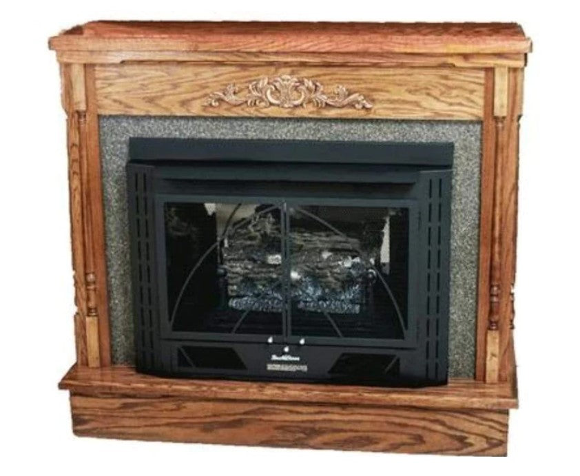 Buck Stove - Model 34 Classic Mantel - Light Oak