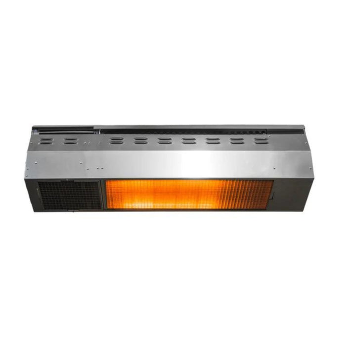 Schwank - Bistro Two Stage Outdoor Patio Heater - Natural Gas, Silver - 50,000 BTU