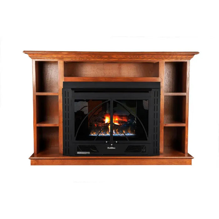 Buck Stove -  Model 34 Contemporary 32-Inch Ventless Gas Fireplace With Blower - 33,000 BTU