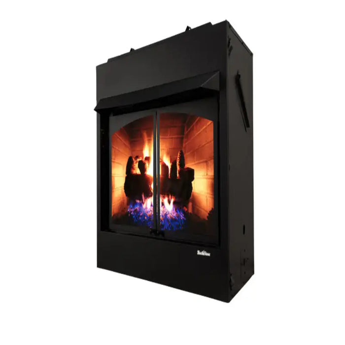 Buck Stove - Model ZCBB 36/42-Inch Ventless Natural Gas Fireplace - 40,000 BTU