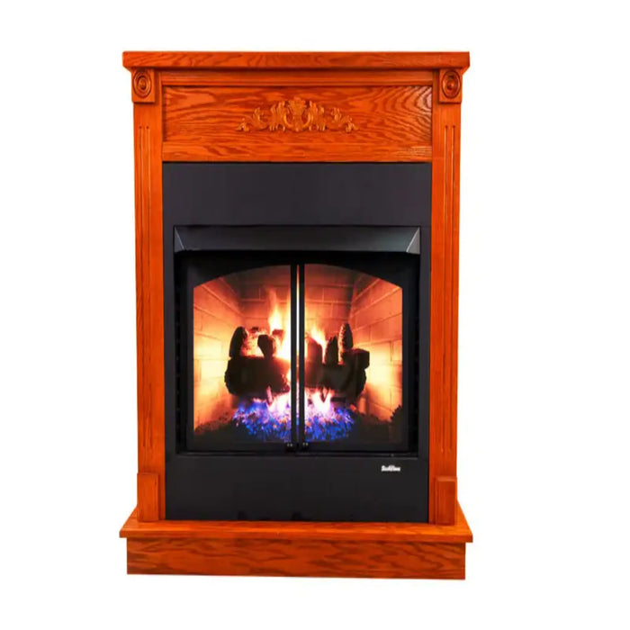 Buck Stove - Model ZCBB 36/42-Inch Ventless Natural Gas Fireplace - 40,000 BTU