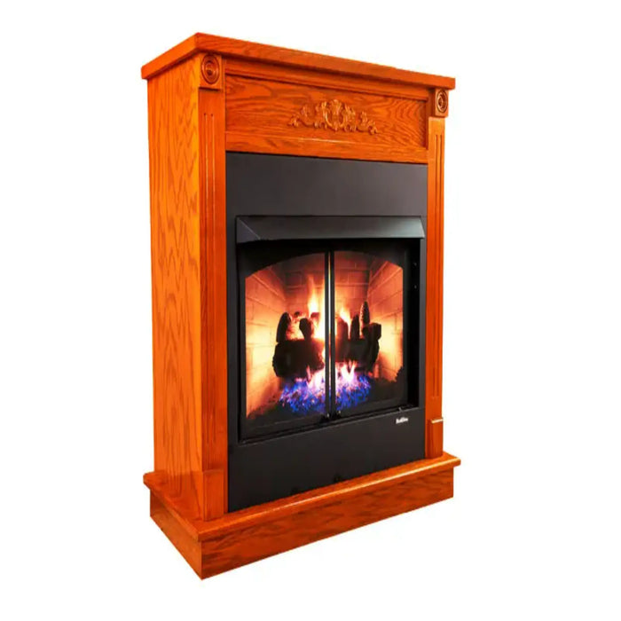 Buck Stove - Model ZCBB 36/42-Inch Ventless Natural Gas Fireplace - 40,000 BTU