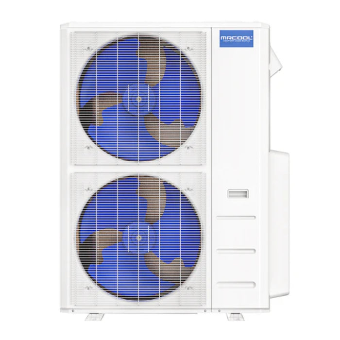 MRCOOL - DIY 5th Gen - 55,000 BTU 2-Zone Ductless Mini Split AC and Heat Pump with Ceiling Cassettes - 22 SEER (9K + 9K) - 230V