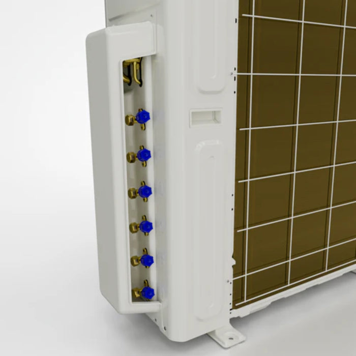 MRCOOL - DIY 5th Gen - 55,000 BTU 2-Zone Ductless Mini Split AC and Heat Pump with Ceiling Cassettes - 22 SEER (9K + 9K) - 230V