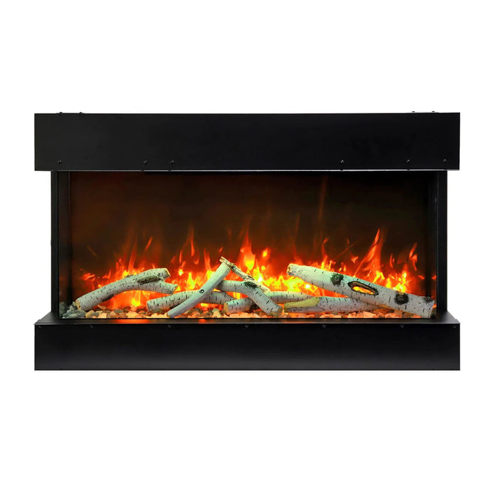 Remii - 30-BAY-SLIM – 3 Sided Electric Fireplace