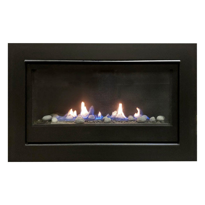 Sierra Flame -  Boston 36" Builders Linear Gas Fireplace - NG - 16,000 BTU