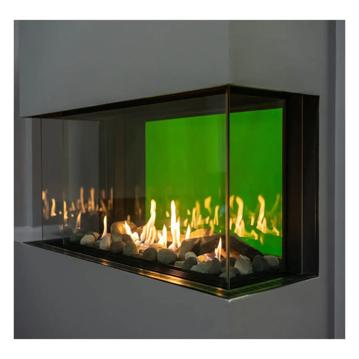 Sierra Flame - Stanford-48" 4 Sided See Through Fireplace - NG 32,500 BTU