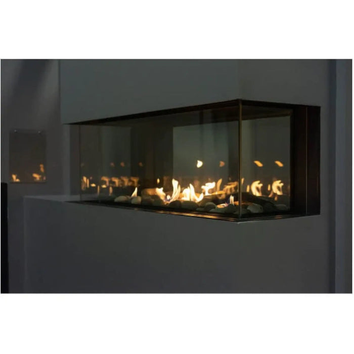 Sierra Flame - Stanford-48" 4 Sided See Through Fireplace - NG 32,500 BTU