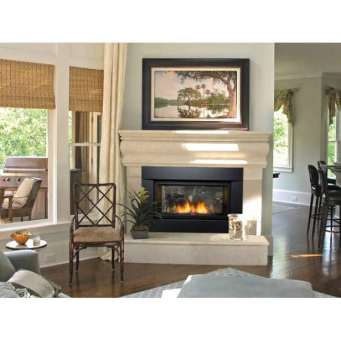 Sierra Flame - Stanford-36" Deluxe See-Thru Direct Vent Linear Fireplace - LP 20,000 BTU