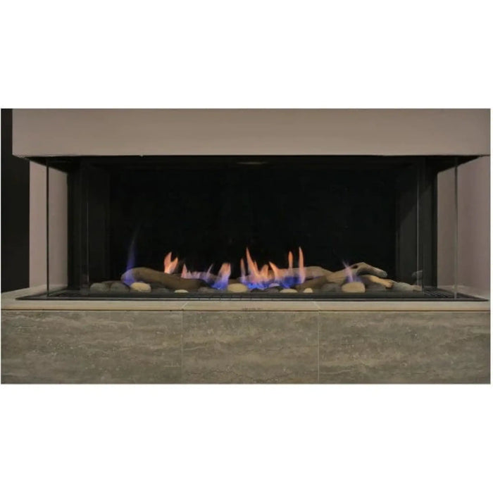 Sierra Flame - Stanford- 38" Three Sided Gas Fireplace - LP 40,000 BTU