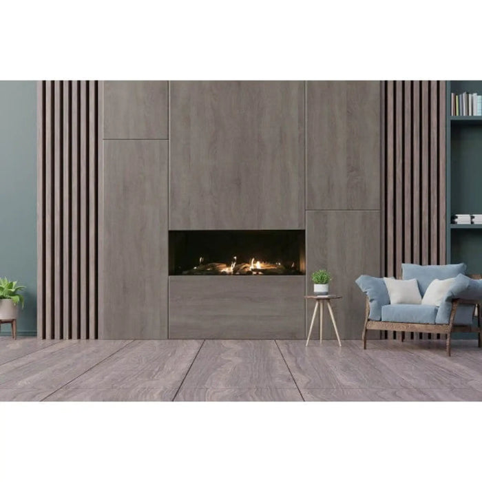 Sierra Flame - Stanford- 60" Direct Vent Linear Gas Fireplace - NG 27,000 BTU