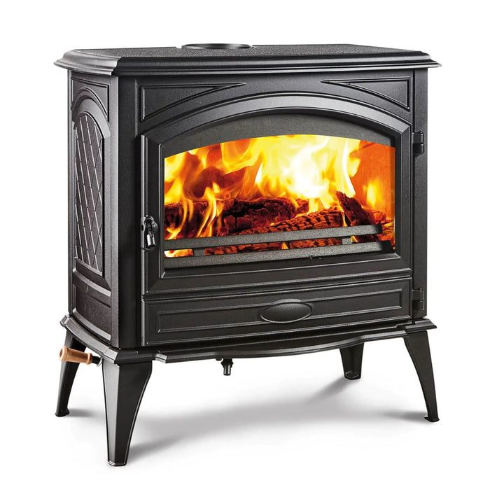 Sierra Flame - Stanford- Wood Burning Stove, Cast Iron, Black Colour Finish