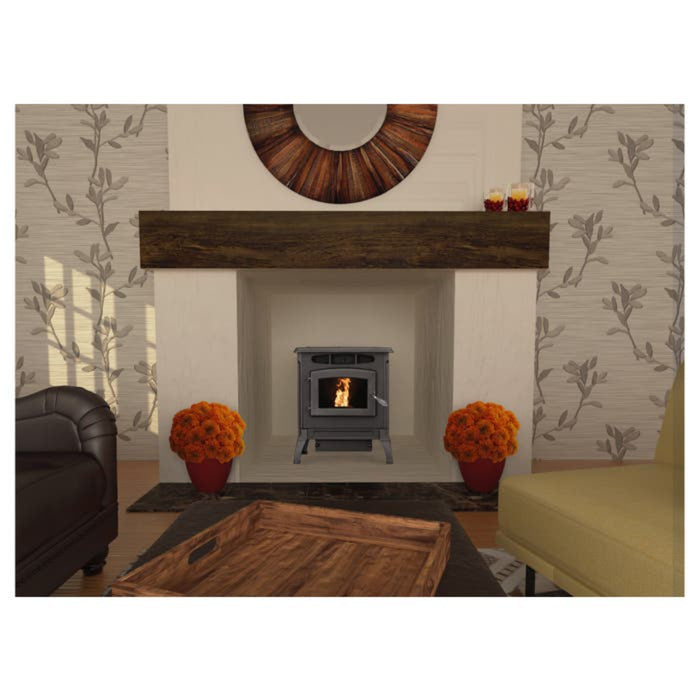 Breckwell - Model SPC4000 Classic Cast Iron Pellet Stove With Blower - 42,000 BTU