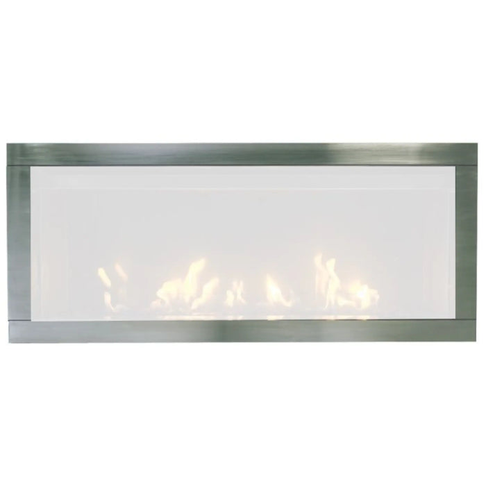 Sierra Flame - Stanford - Stainless Steel Surround with Safety Barrier - 43-1/4" W x 27-1/4"H