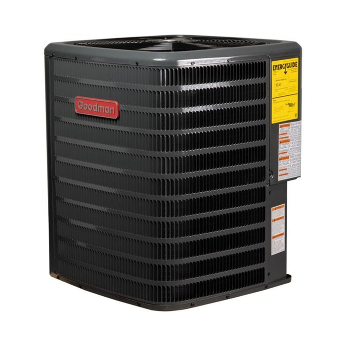 Goodman - 1.5 Ton/60,000 BTU 96% AFUE Gas Furnace and Air Conditioner System - Horizontal - 14.5 SEER2 - R32