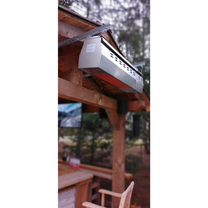 Schwank - Bistro Series Stainless Steel Outdoor Patio Heater Liquid Propane - 35,000 BTU